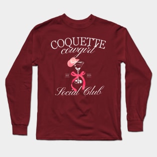 Coquette Cowgirl Social Club Cowboy Lover Long Sleeve T-Shirt